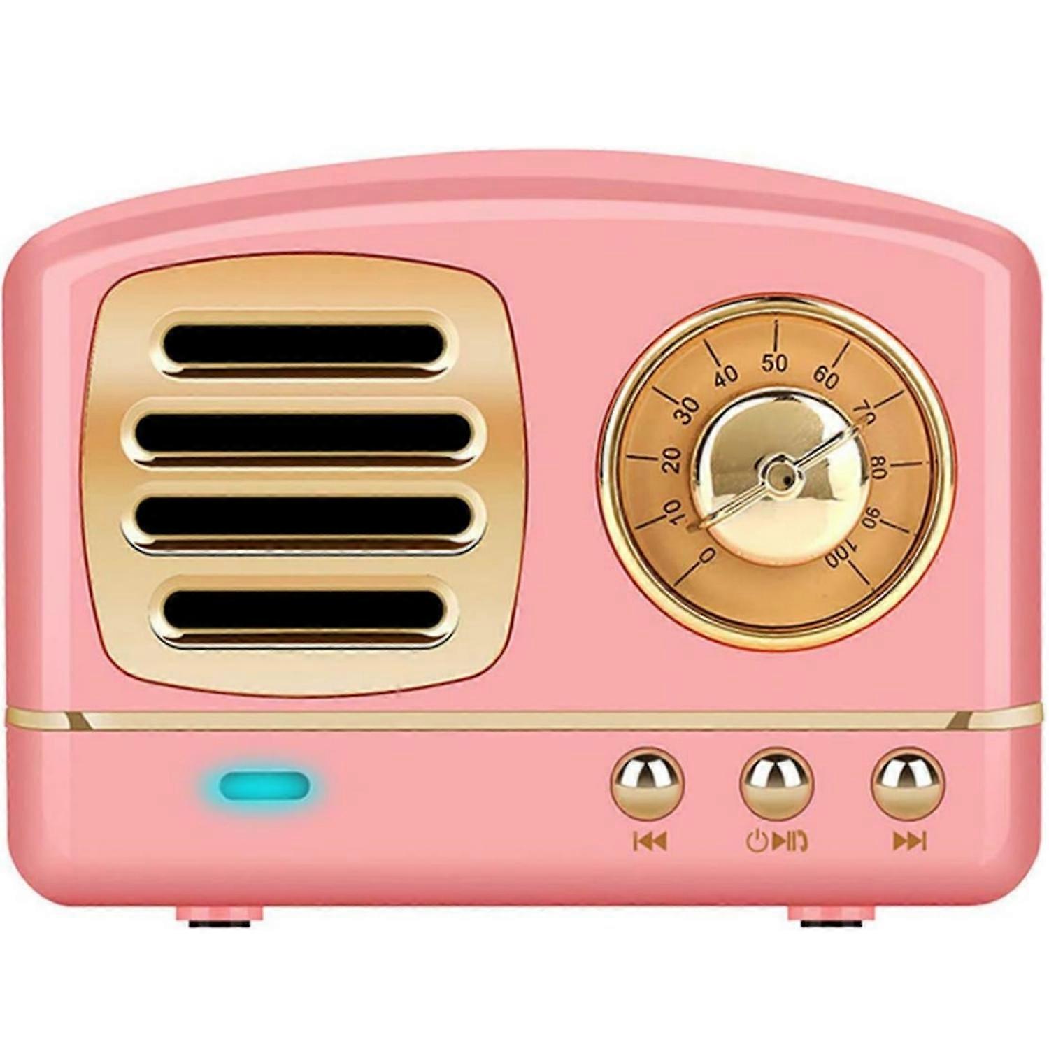 Vintage Retro Bluetooth Speaker, Long Battery Life On A Single Charge, Portable Size And Style, Ideal Gift For Music Enthusiasts, Supports Alexa, TF