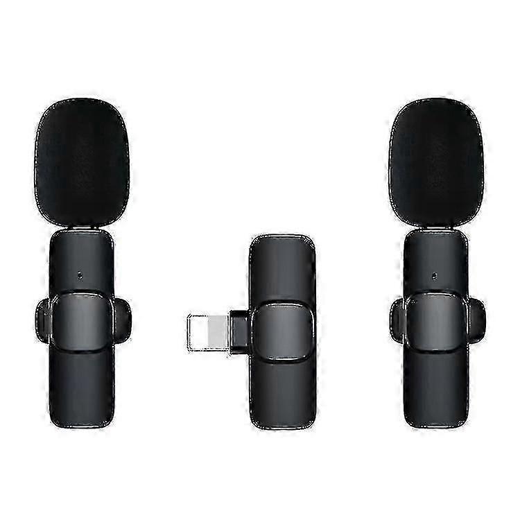 Wireless Lavalier Microphone with Noise Reduction compatible with iPhone & iPad