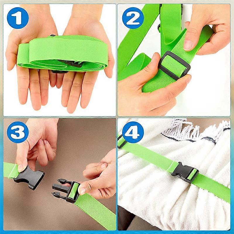 Beach Towel Clips Bands Windproof Elastic Towel Bands