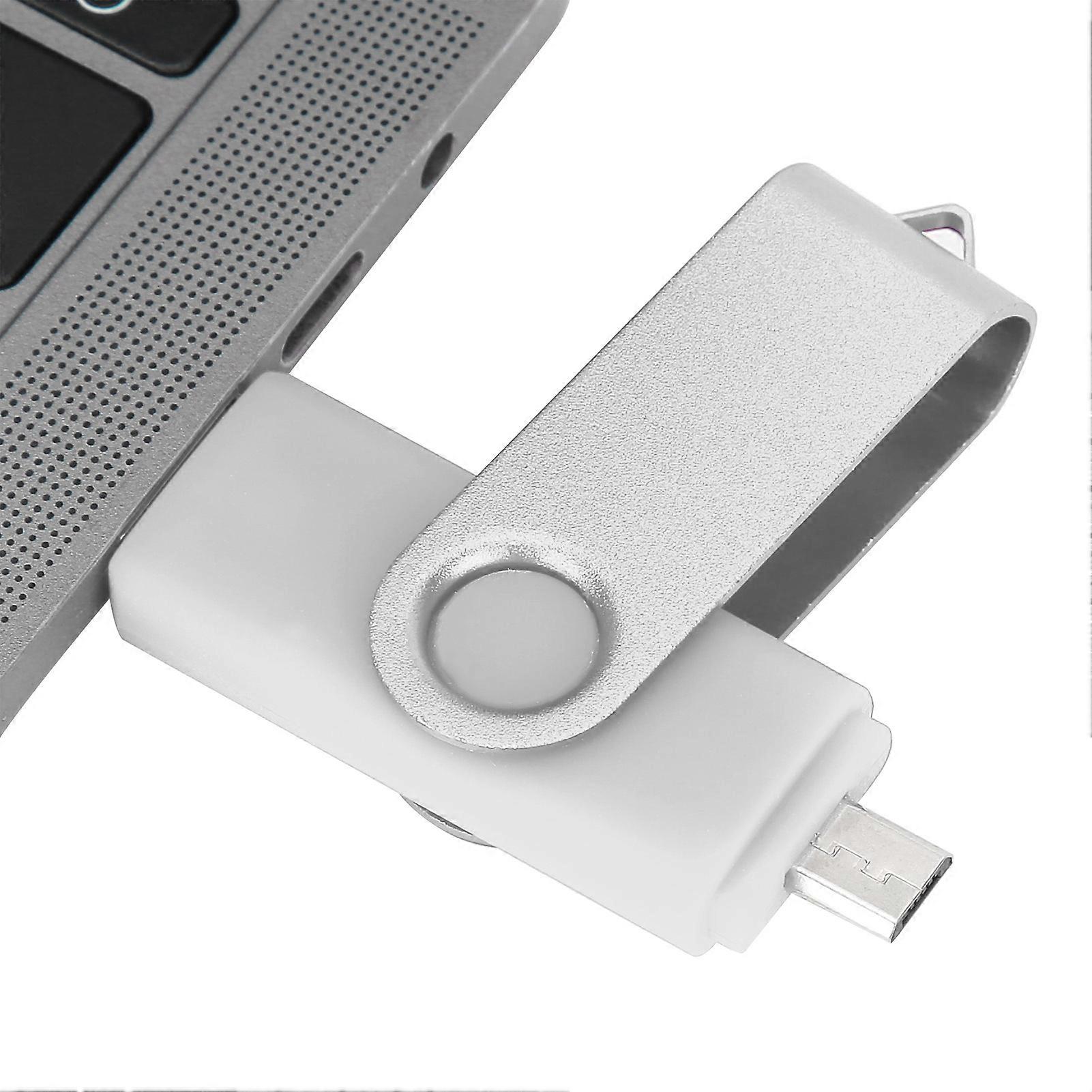 OTG U Disk Micro USB USB 2.0 128GB Gray Portable Storage CW10040