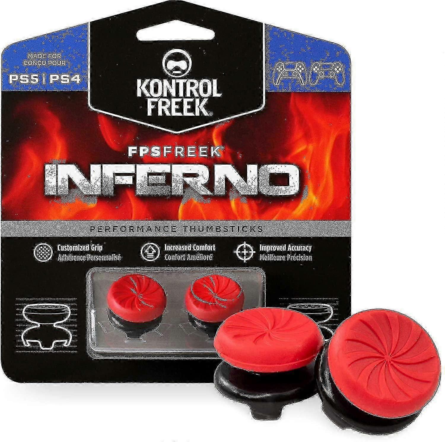 Game Controllers FPS Freek Inferno Playstation 4 PS4 PlayStation 5 PS5 | Performance Thumbsticks | 2