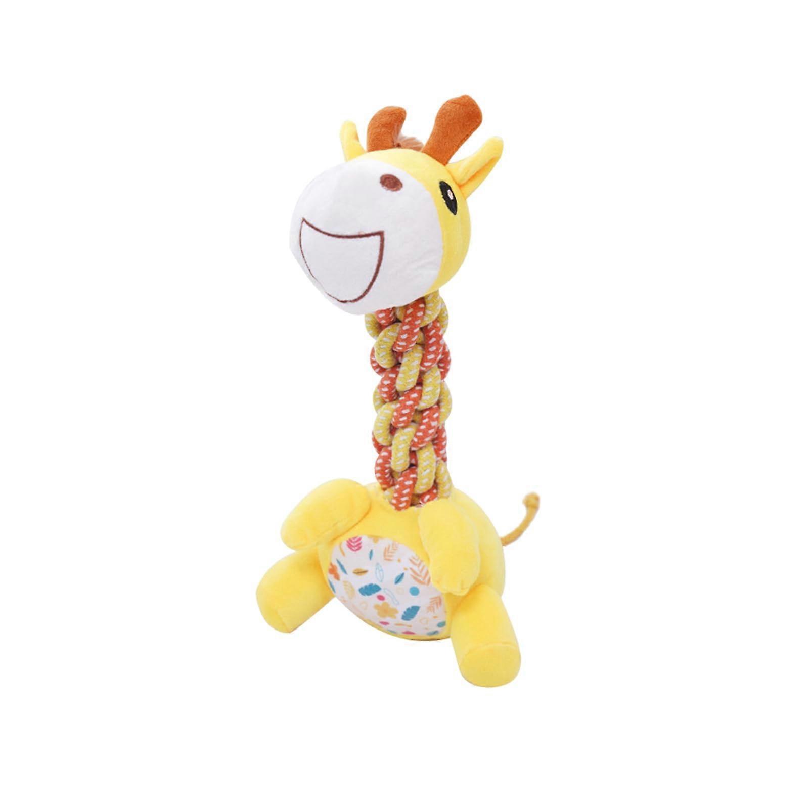 Tough Rope Knot Plush Chew Interactive Toys Dog for Teething Puppies Small-Medium Dogs