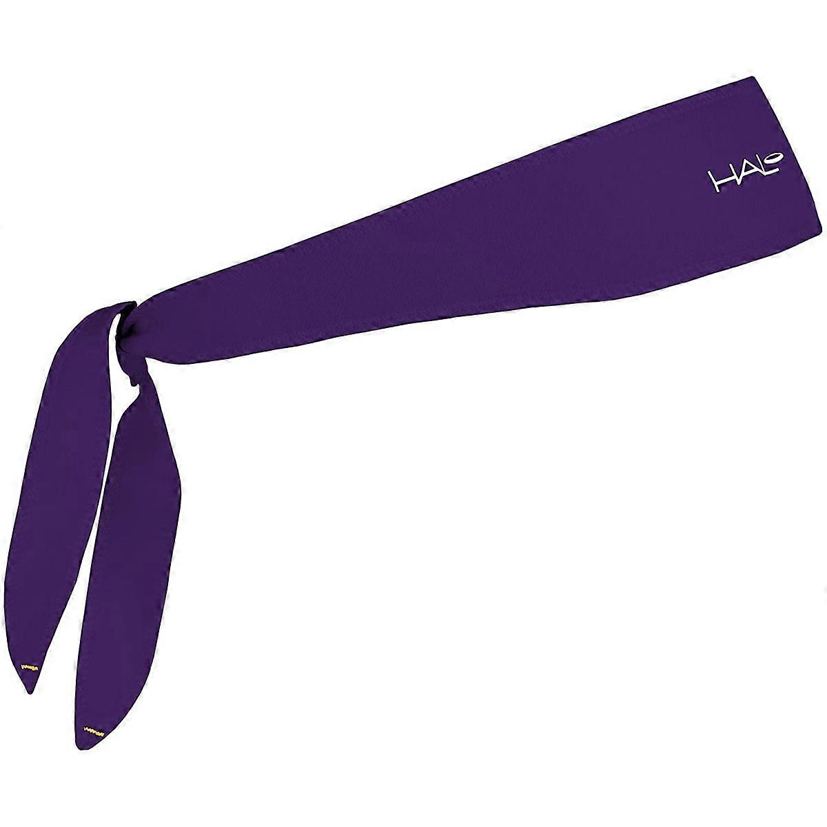Halo Headband Sweatband Tie Version - Purple