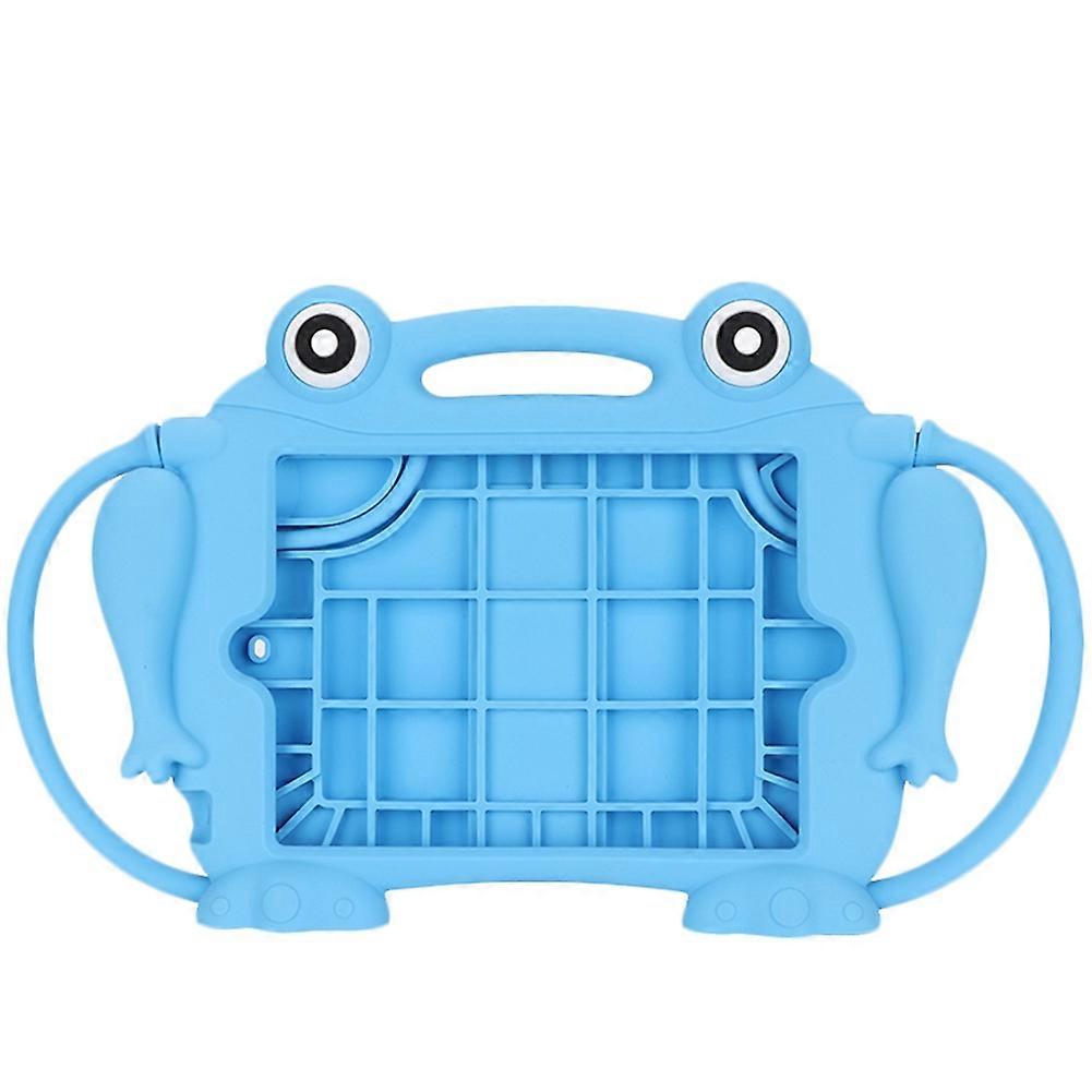 For iPad Mini 1/2/3/4/5 Shock-Absorbing Fall-Resistant Silicone Protective Case(Blue)