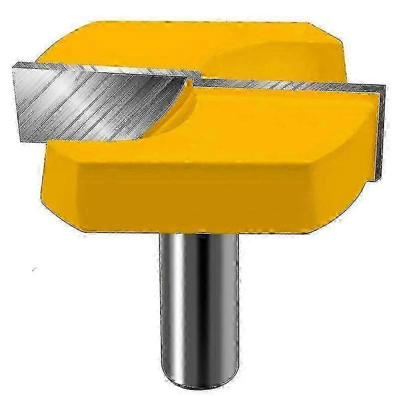 CNC Spoilboard Surfacing Router Bits, 12 Inch Shank 2-14inch (Dia.) Bottom Cleaning Router Bits w Edition Ab