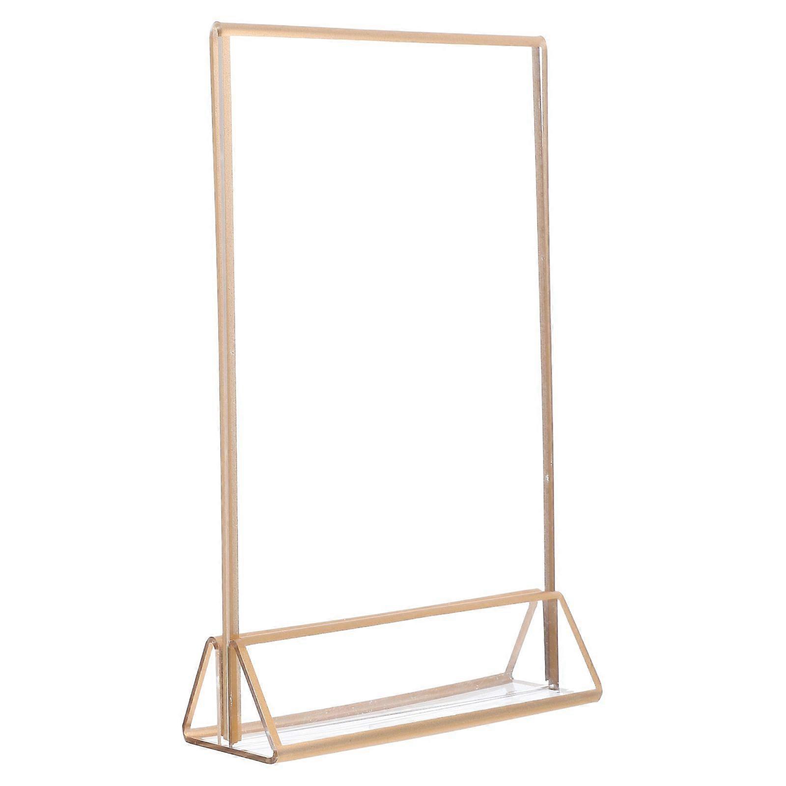 Restaurant Price Display Rack Multi-purpose Advertising Board Photo Menu Holder