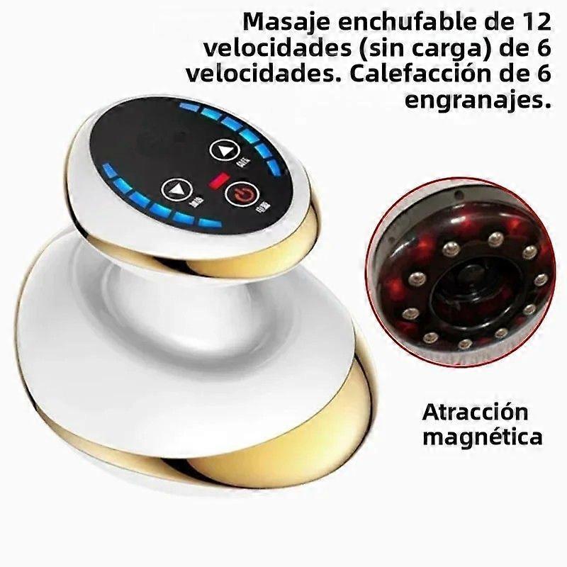 Manual/Electronic Guasha Scraping Body Massager with Vacuuming and Heating Anti-Cellulite Fat Shaping Tool