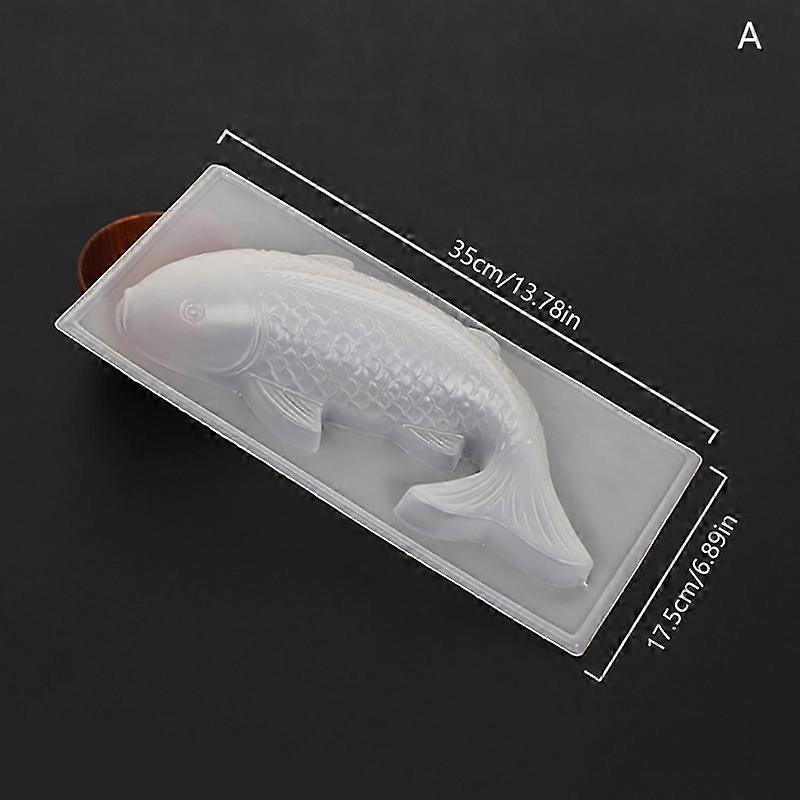 Fish Mold 3D Koi Fish Shape Plastic Cake Chocolate Jelly Mould DIY Soap Handmade Sugarcraft Mold Baking Molds
