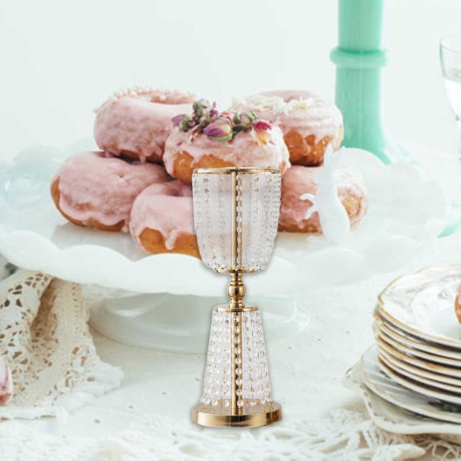 Crystal Tassel Metal Candle Holders