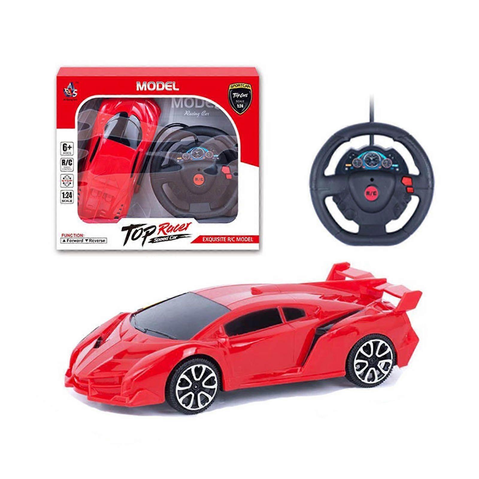 STEM gebouw speelgoed RC auto, rode raceauto's bouwen uw eigen afstandsbediening auto bouwpakketten voor jongens, kerst en verjaardagscadeau