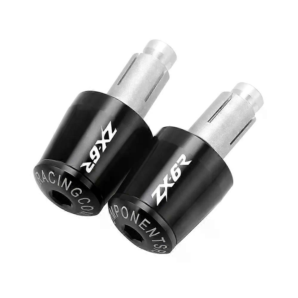 Applies to For Kawasaki ZX6R ZX-6R ZX 6R 2000-2003 2004 Handlebar Gear Balanced Plug Slider Handlebar Grips Cap Handle Bar Cap End Plugs