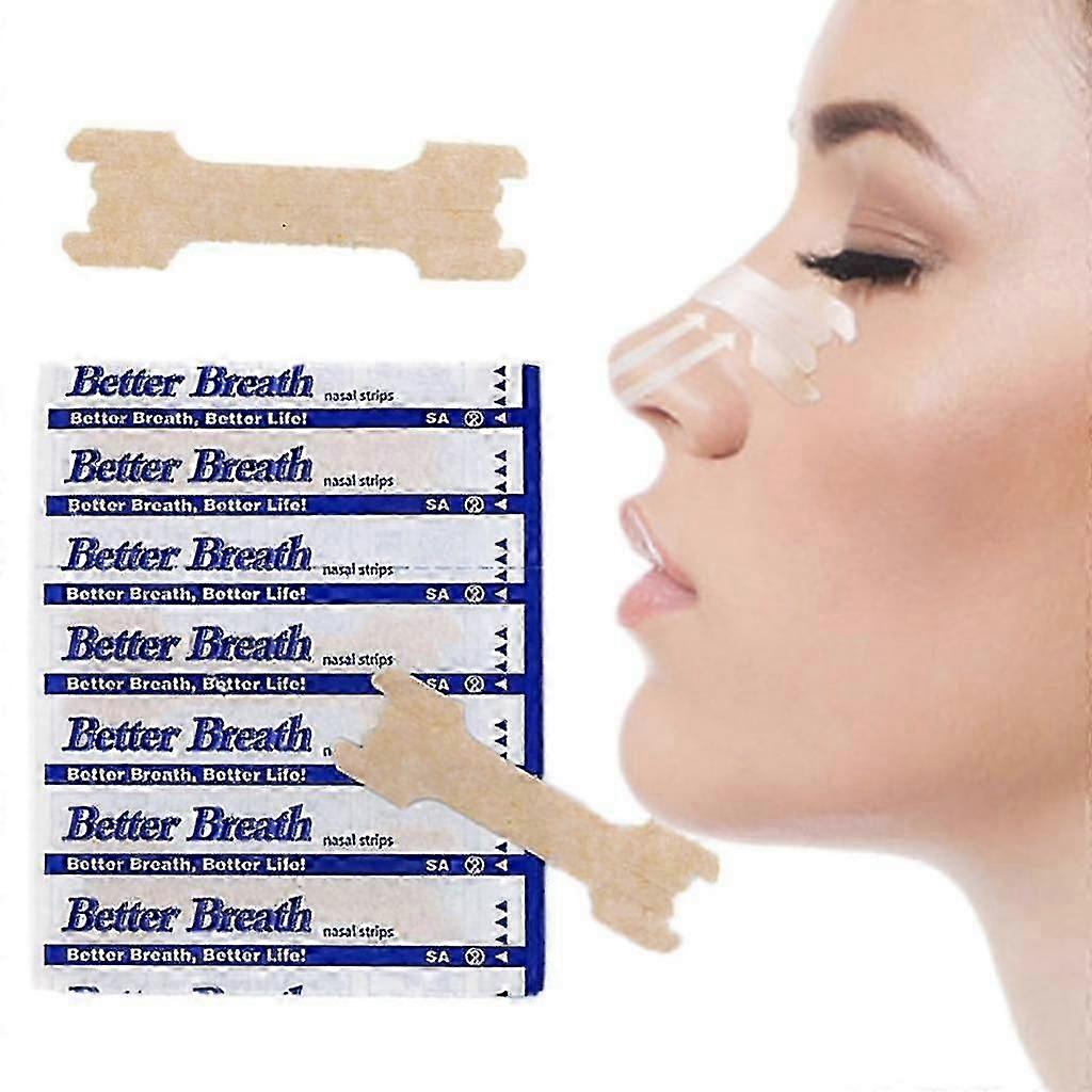 100 Stck Better Breath Nasenpflaster Gegen Schnarchen Nasenstrips Schnarchstopp
