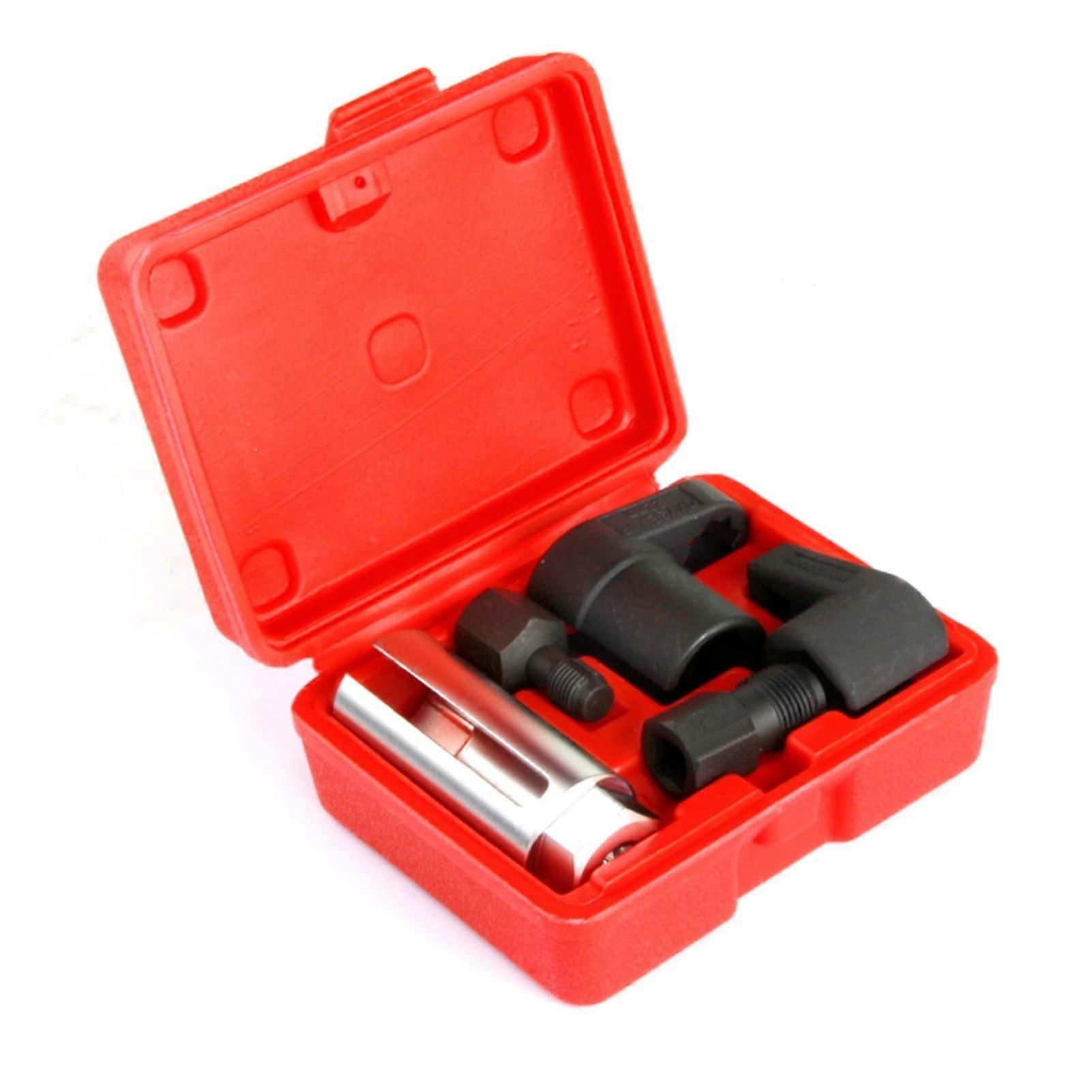 5pcs Oxygen Sensor Wrench Kit Thread Chaser Tool for Auto Socket Removal and Installation of Offset Vacuum Sensors