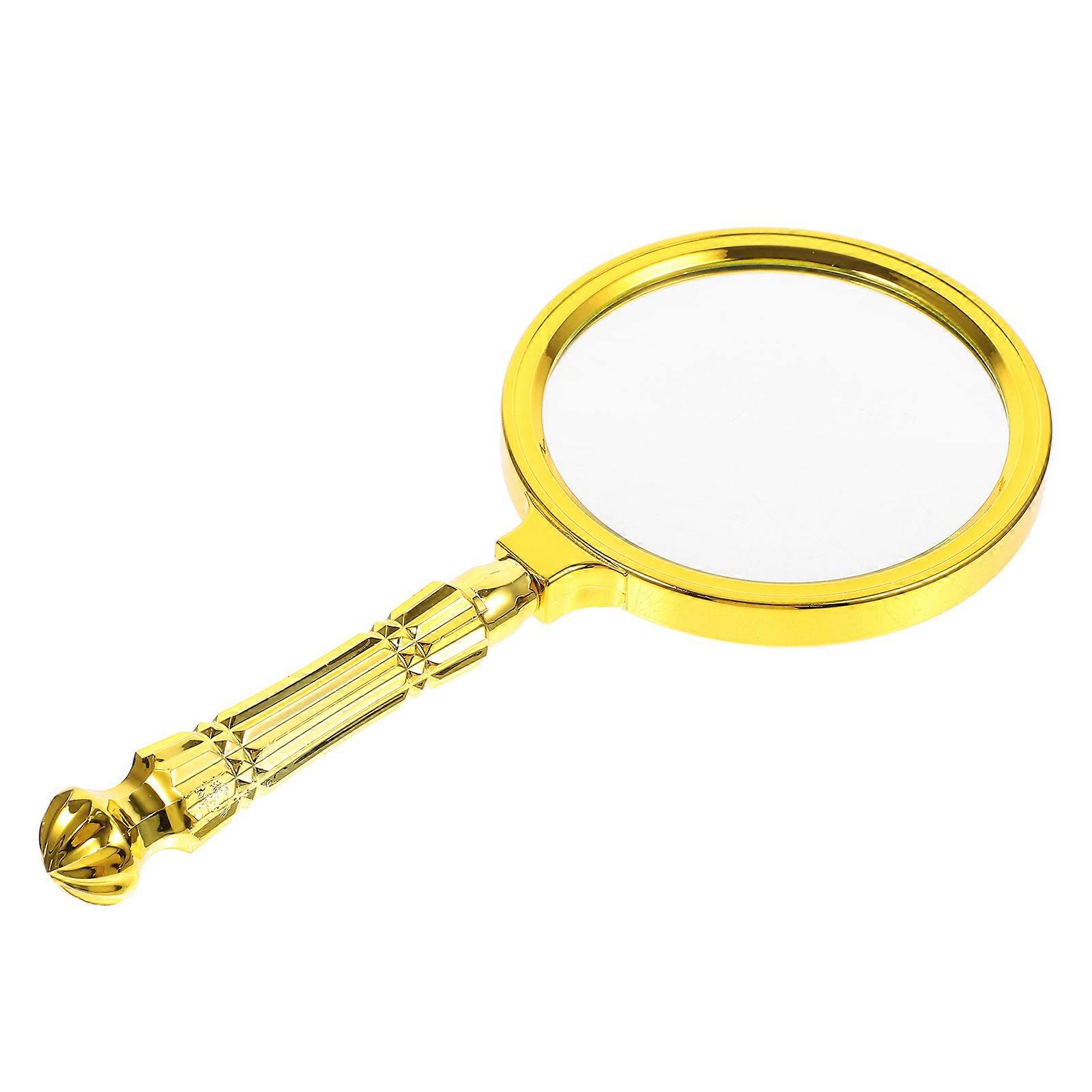 Handheld Magnifying Glass with Long Handle for Reading, Crafts, and Jewelry Inspection – Durable, Ergonomic Design