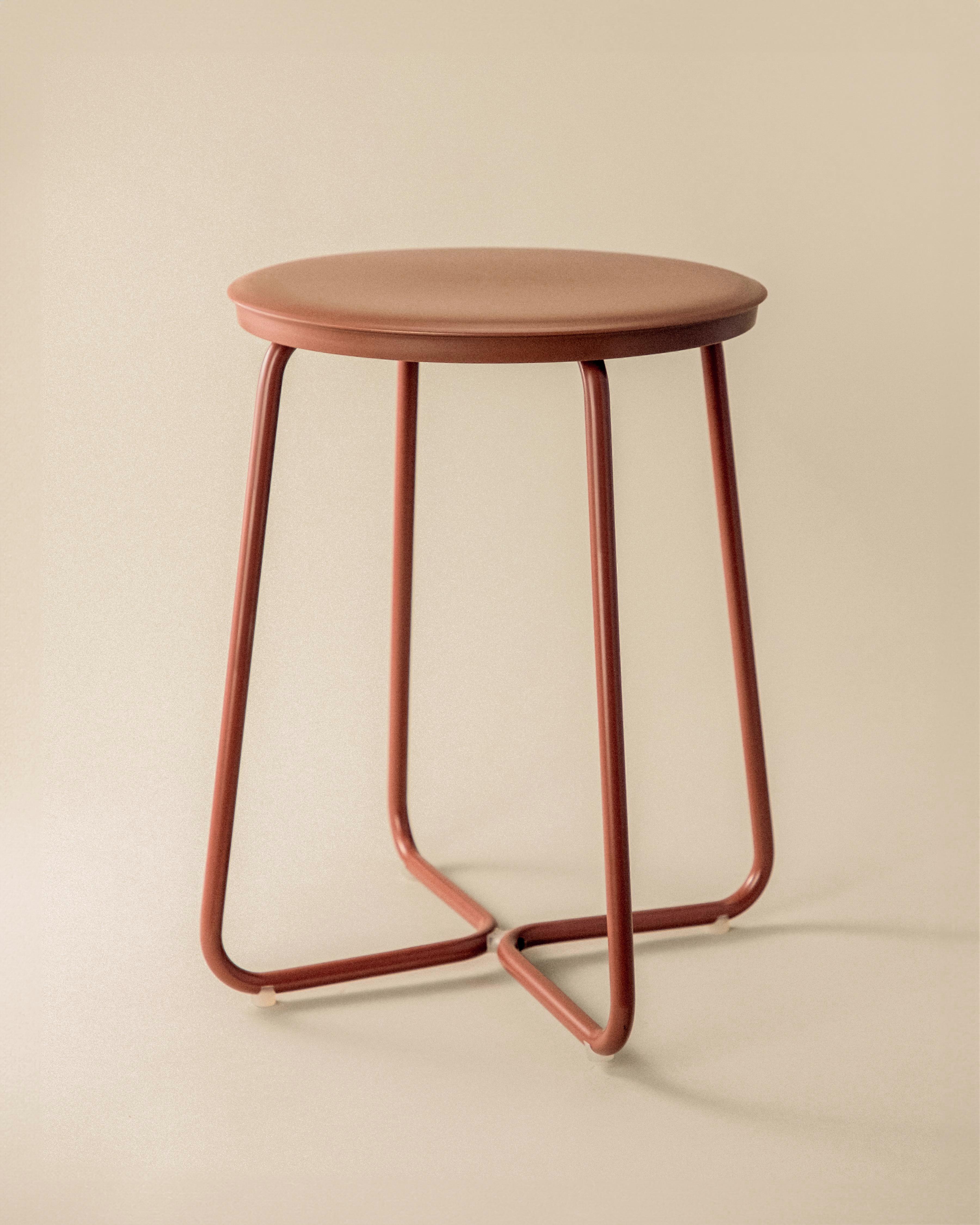 COSMIC Multi Functional Stool, , Small Side Table, Brown, Geyser Collection