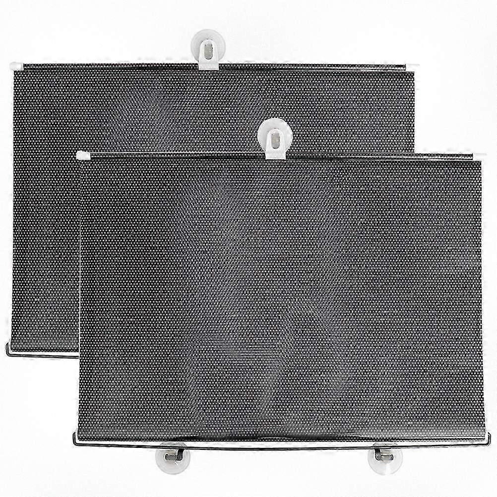 2pcs Non-perforated Balcony Suction Cup Shade Curtains Suitable for Various Outdoor Spaces Sunshade Blackout