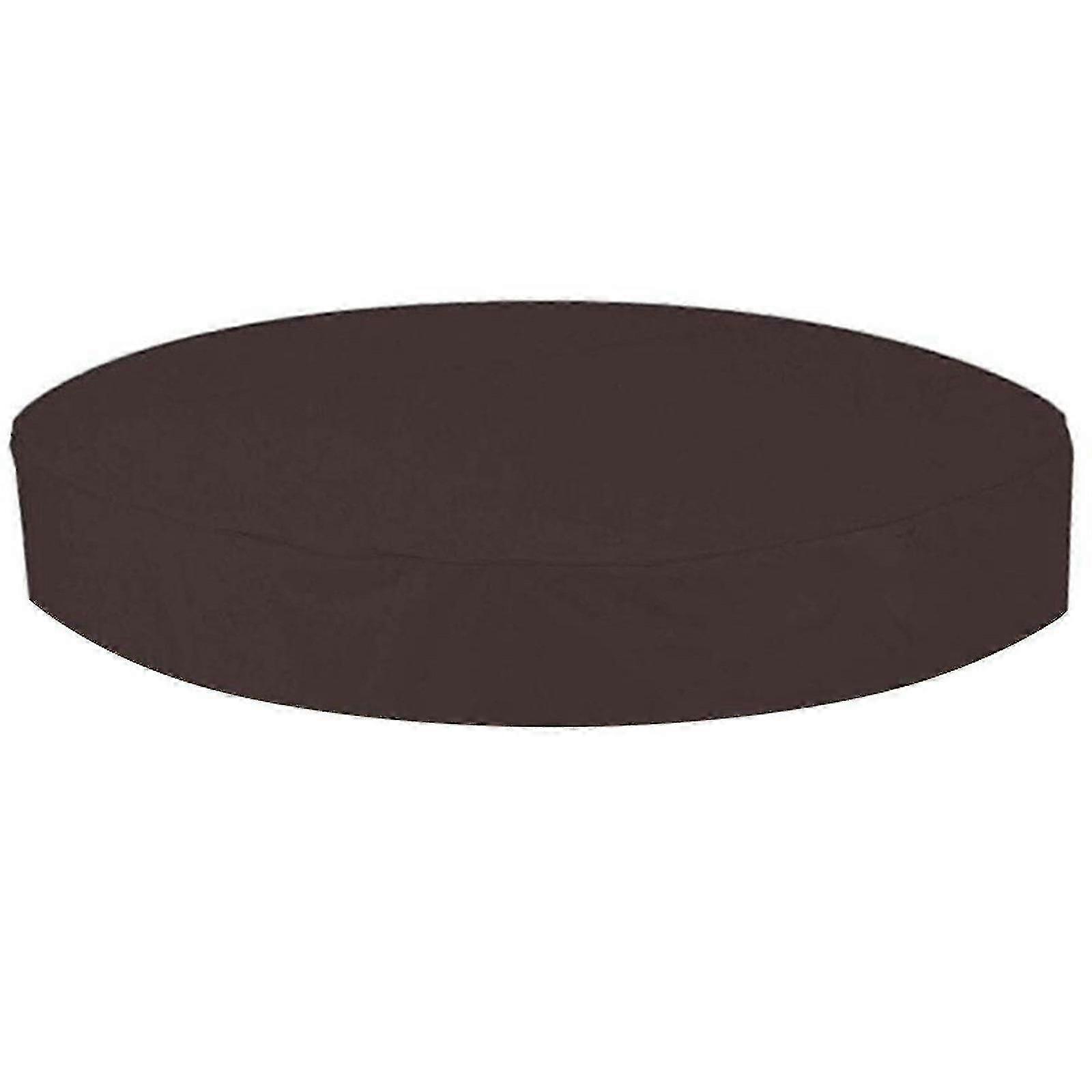 Round Hot Tub Cover with Elastic Hem - Waterproof UV-Resistant Dust Protector for Outdoor Spas (Multiple Sizes)