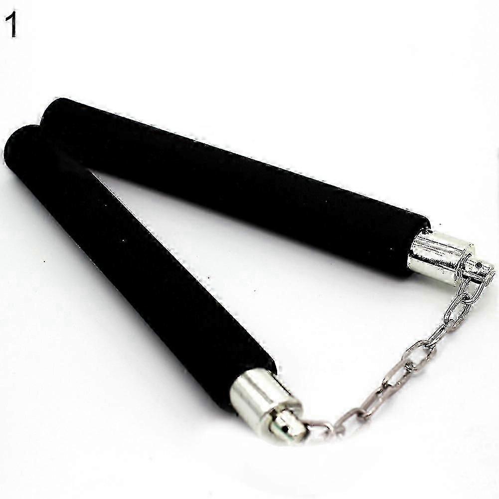 Durable Metal Chain Martial Sponge Nunchaku Show