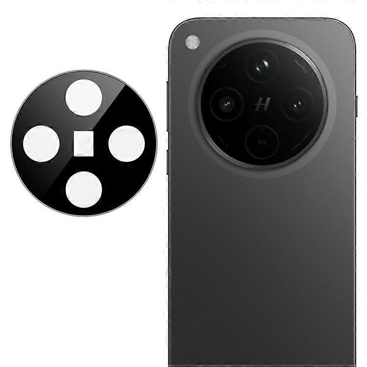 IMAK対応 Oppo Find X8S+ 5Gカメラレンズプロテクター強化ガラスHDクリアレンズフィルム(ブラックバージョン)