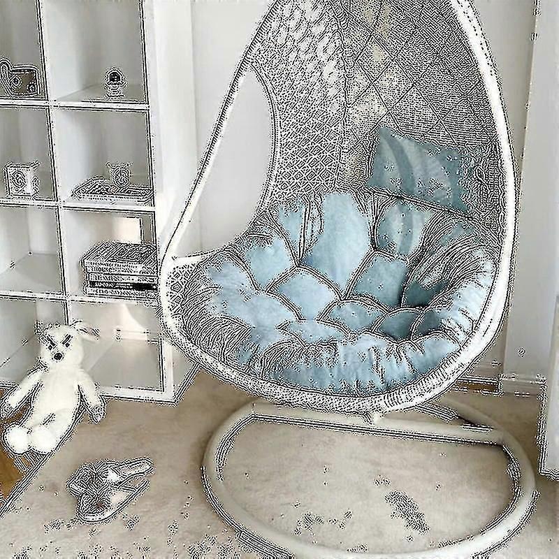 Balcon en rotin Bureau jardin à bascule avec coussins, balançoire suspendue panier oeuf