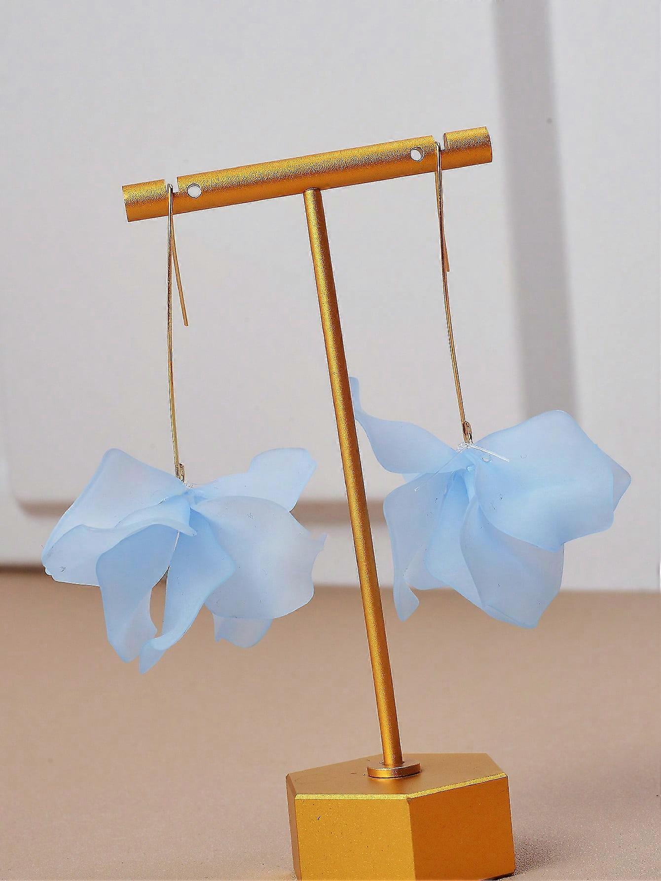1 para Modne kolczyki Petal Decor Drop dla kobiet do codziennej dekoracji