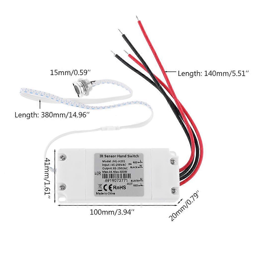 IR Motion Sensor Switch Touchless Light Switch on/off For Cabinet Doors Light