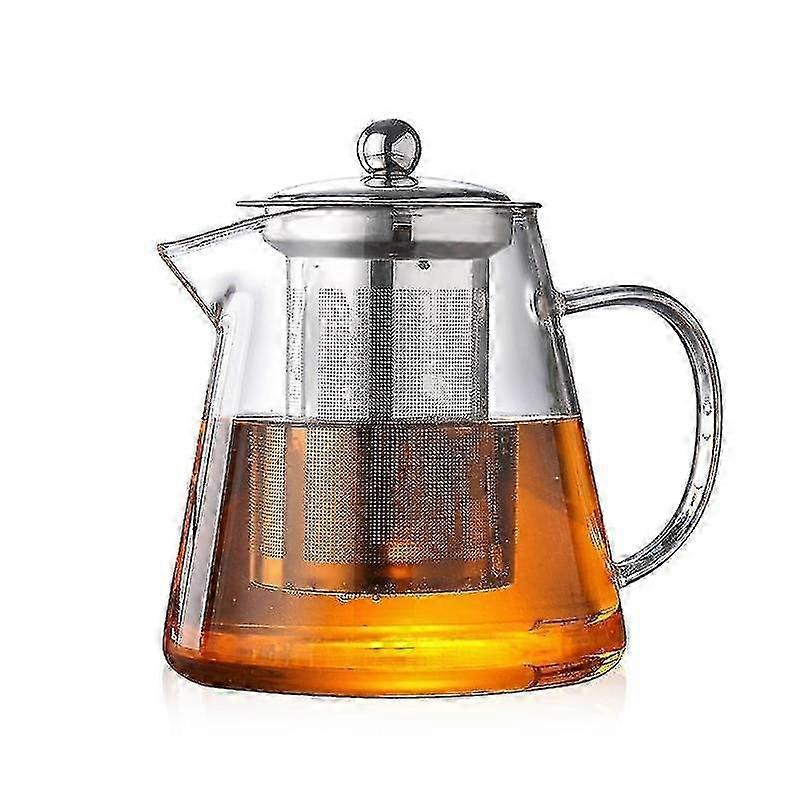 Borosilicate Heat Resistant Glass Kettle Teapot with Filter for Home and Office