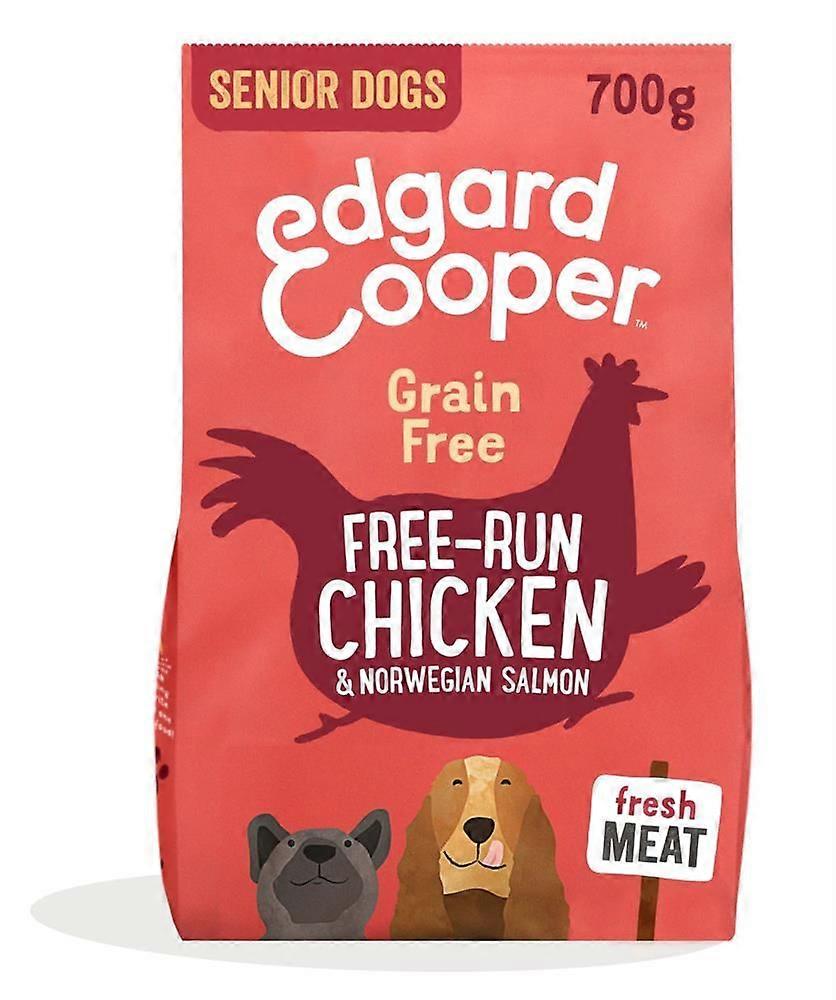 Edgard and Cooper Dry Dog Food Free Run Κοτόπουλο &; Σολομός για Ηλικιωμένους Σκύλους 700g