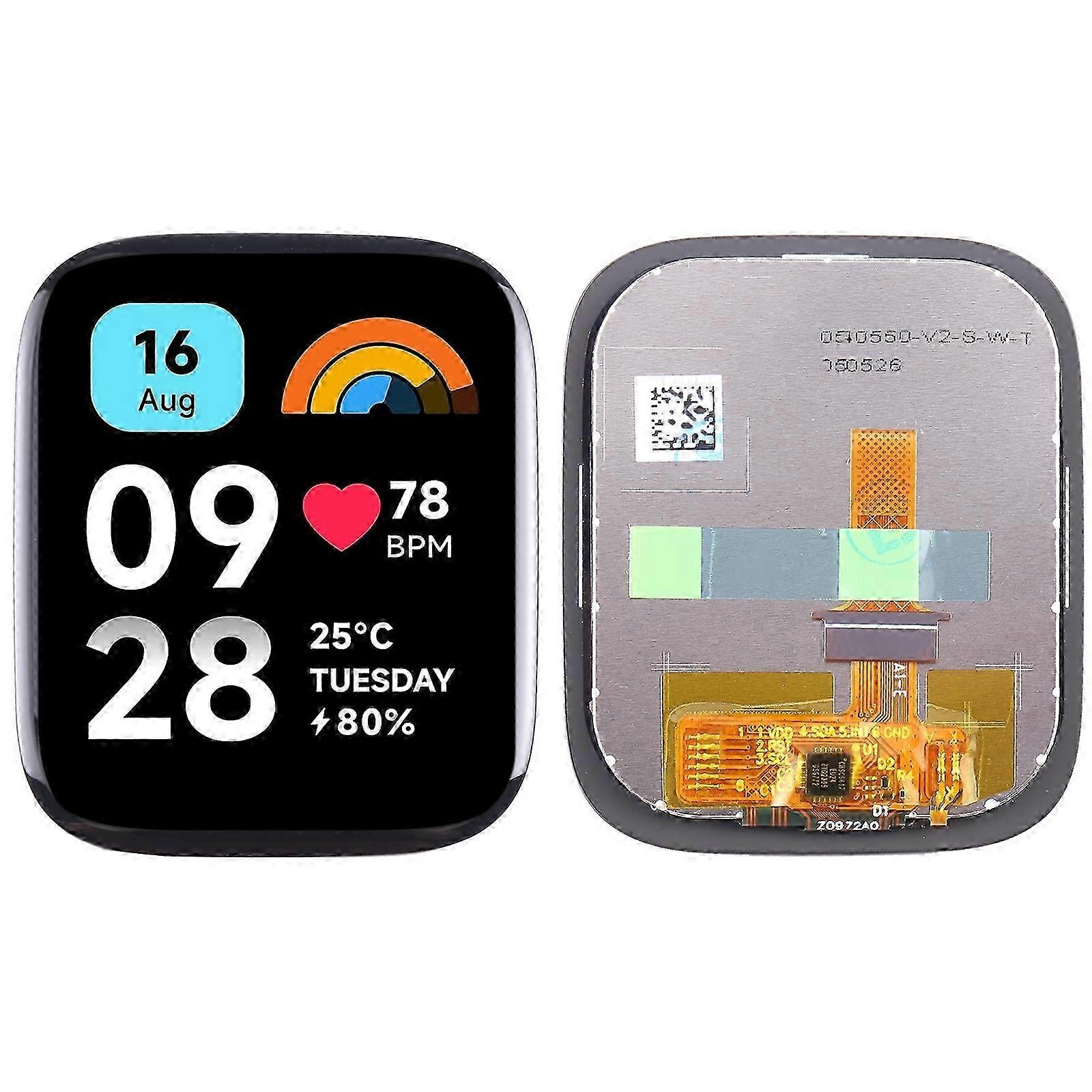 2025 Pour Xiaomi Redmi Watch 3 Écran LCD actif COMPATIBLE et numériseur Assemblage complet