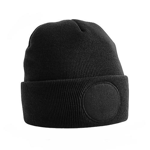 Beechfield Unisex Circular Patch Cuffed Beanie
