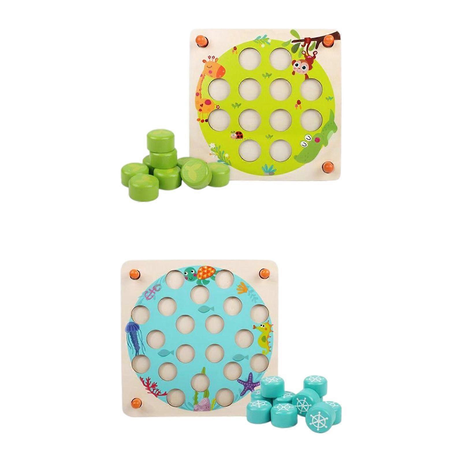 Wooden Memory Game Games 26x26cm 22.5x22.5cm