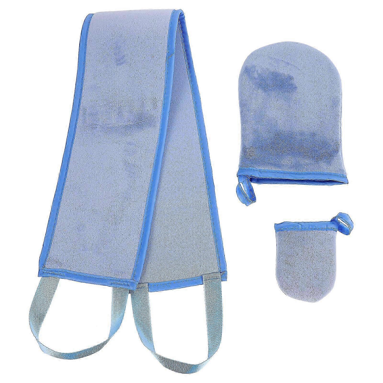 1 Set Self Tanning Mitt & Back Applicator with Finger Gloves