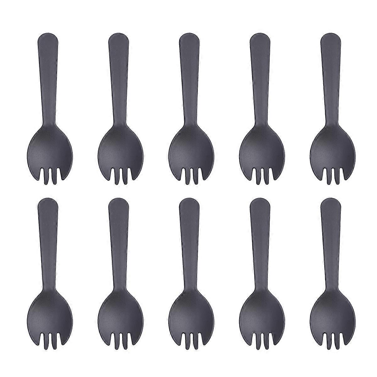 Disposable Sporks, Suitable for Salads and Fruits, Easy to Carry