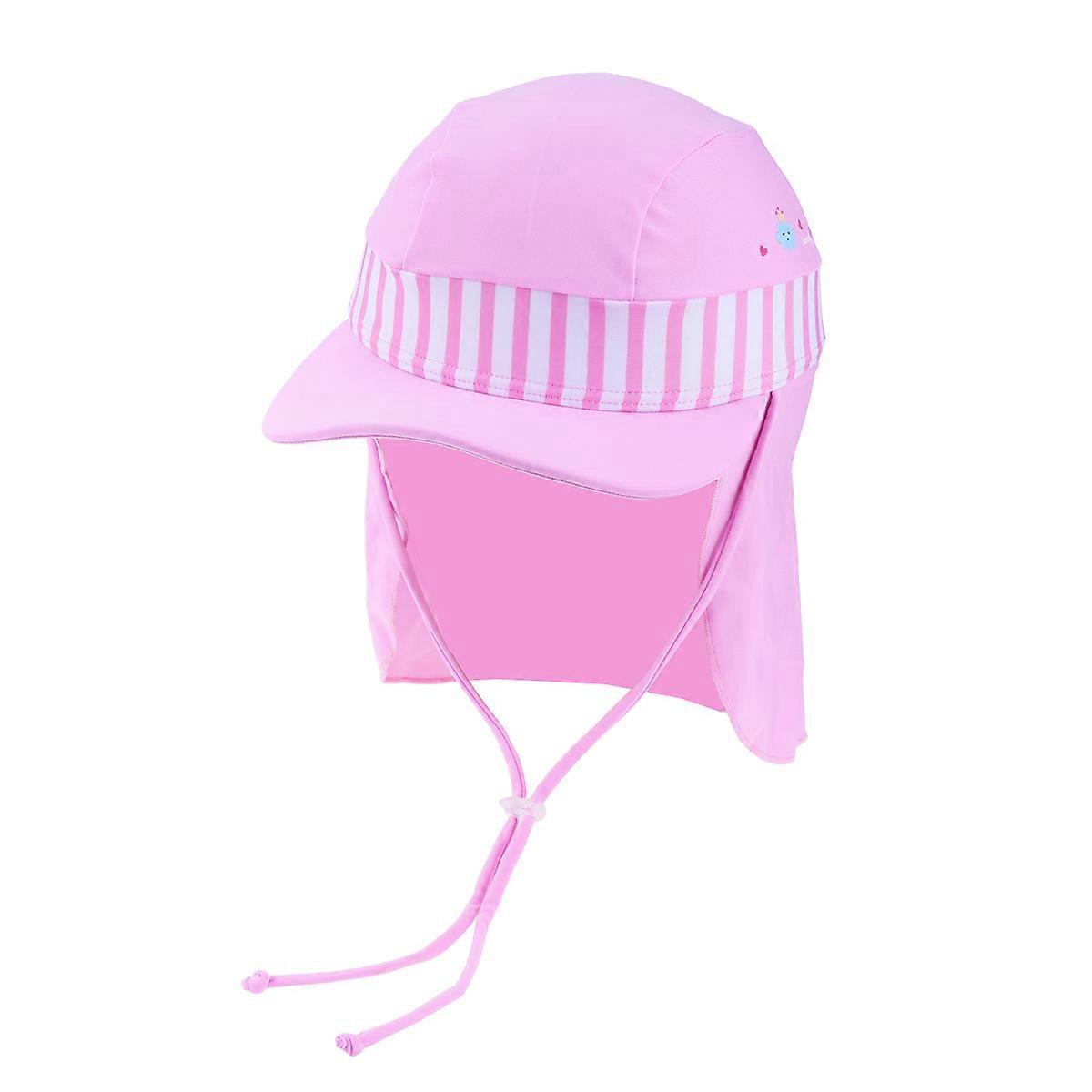 Outdoor Kids Sun Hat Simple Round Head Protection For Beach Travel Seaside 1Pack