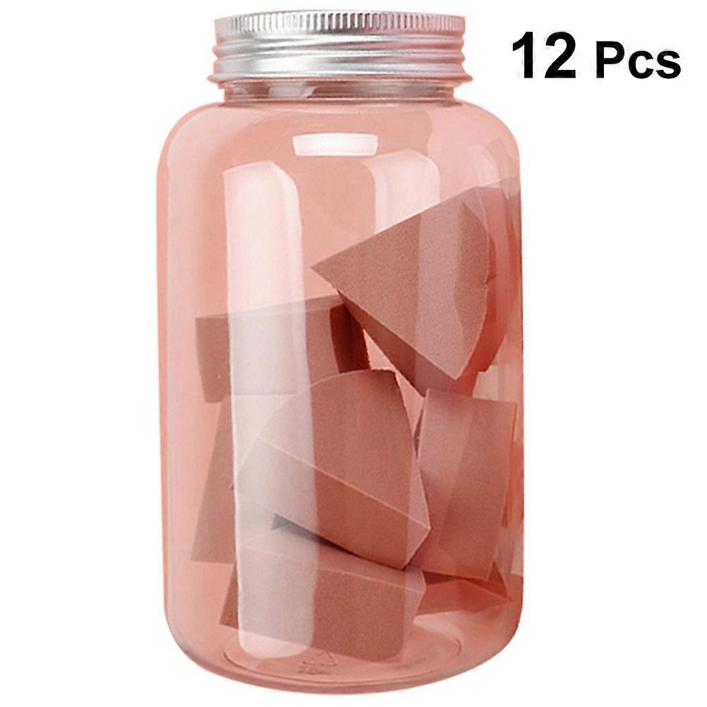 Éponges de maquillage pour secteur de fond de teint en forme d’éponge Puff Cameo Brown Femmes Filles 12Set