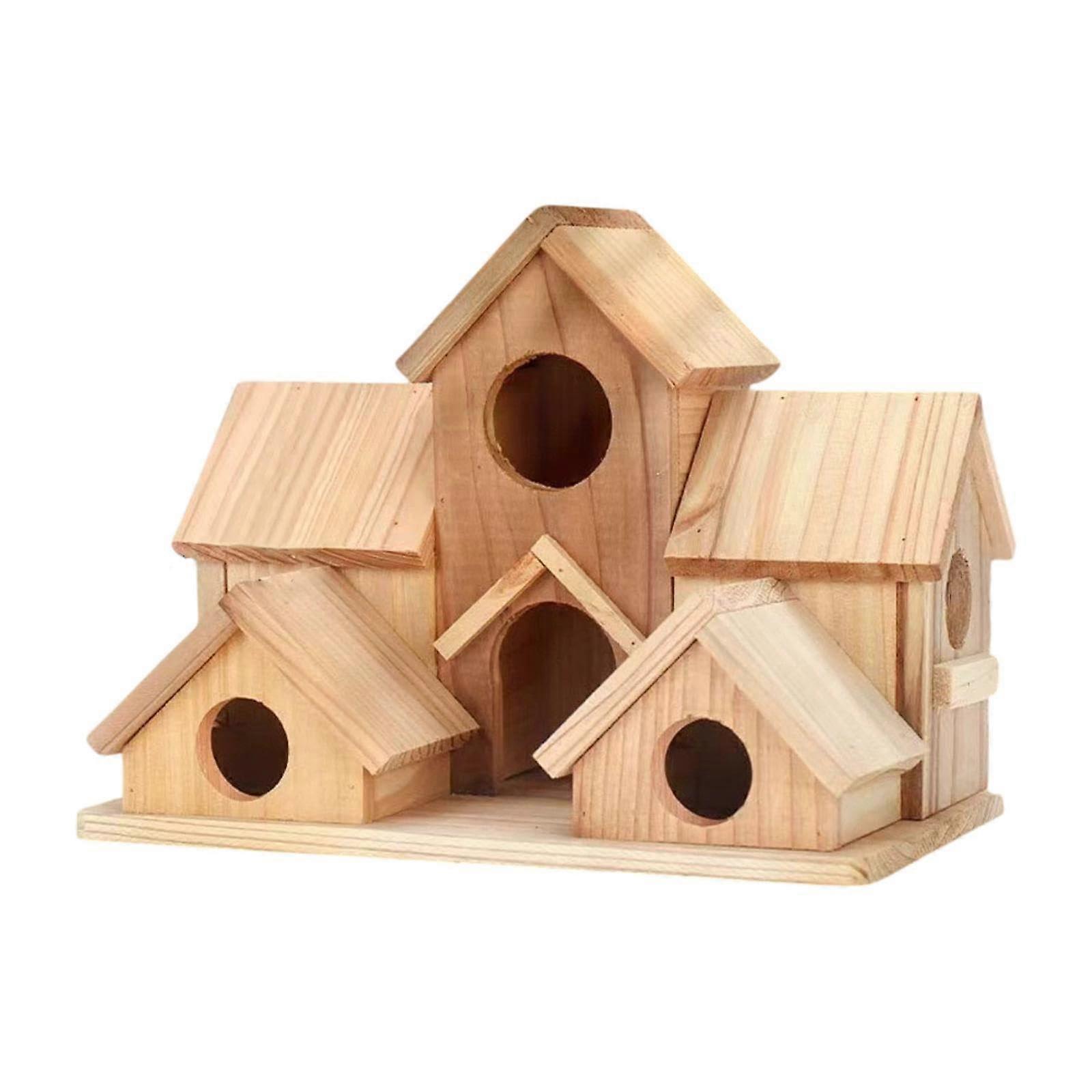 Bird House για έξω Το κολιμπρί φωλιάζει σε εξωτερικούς χώρους birdhouse κρεμαστό birdhouse για την αυλή