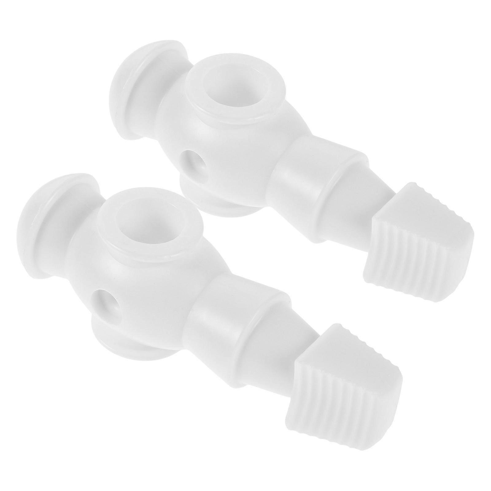 White Foosball Man Resin Replacement Parts For Foosball Table All Ages 2Pcs