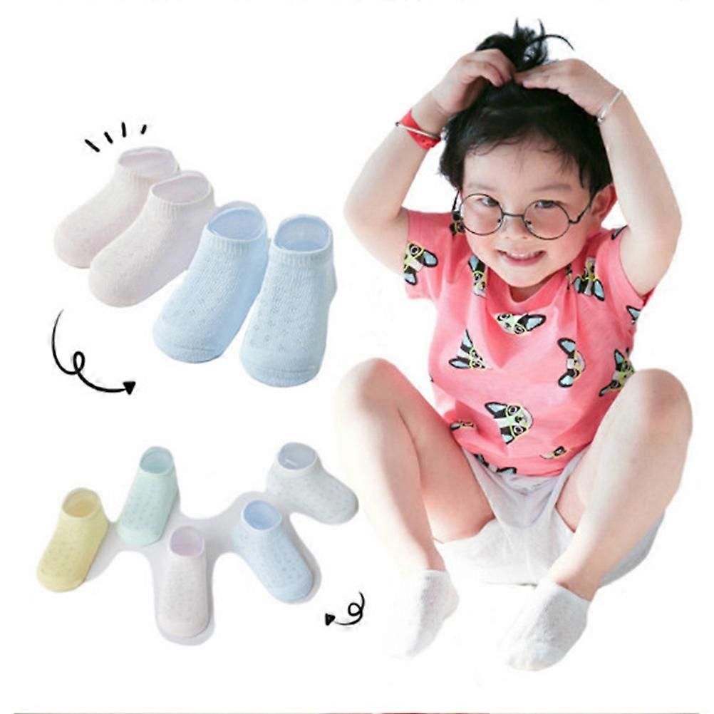 Comfortable Low Cut Ankle Socks for Baby Kids 5 Pairs Summer Breathable Socks