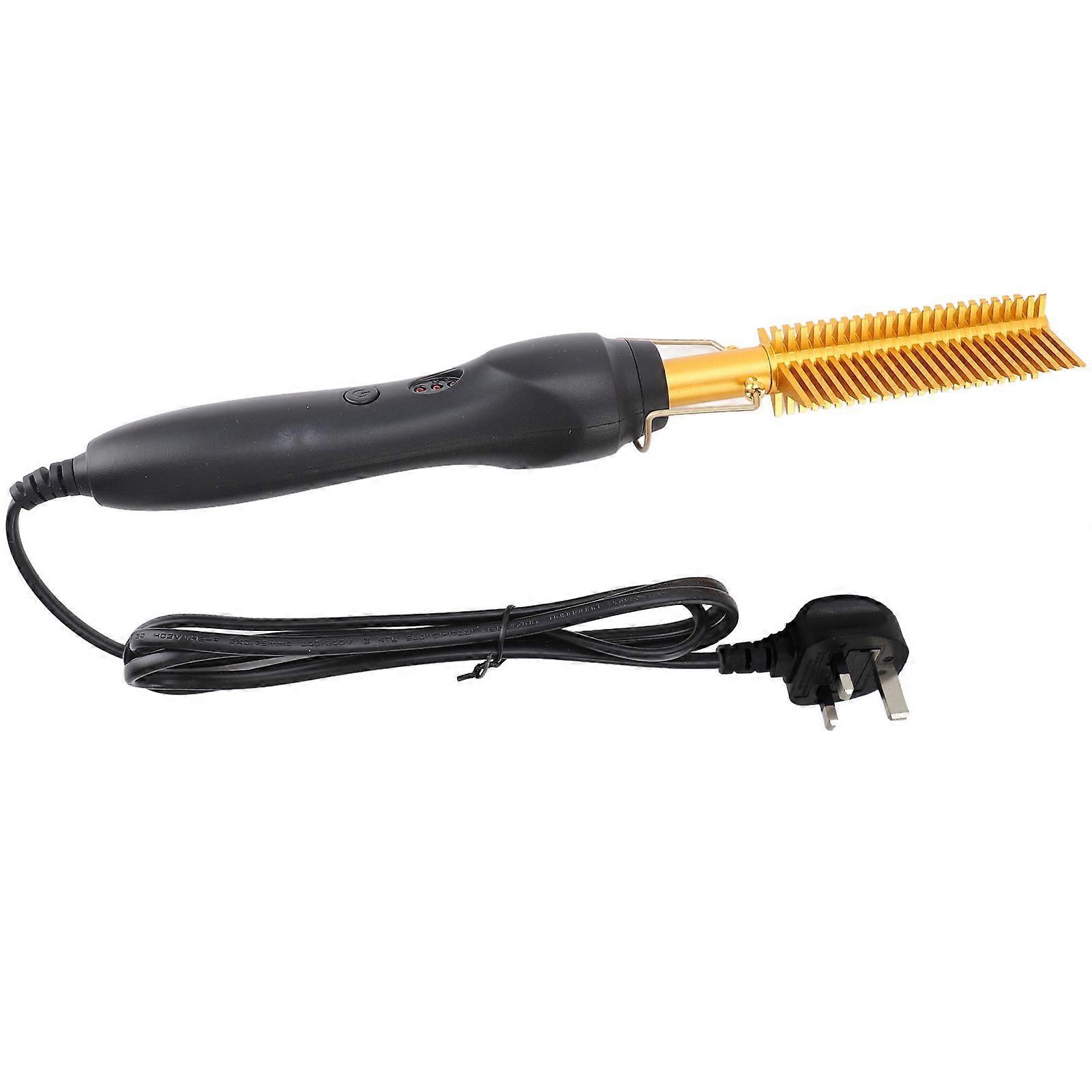 2025 Latest Model Electric Heating Comb Pentagonal Shape Heat Pressing Comb We...