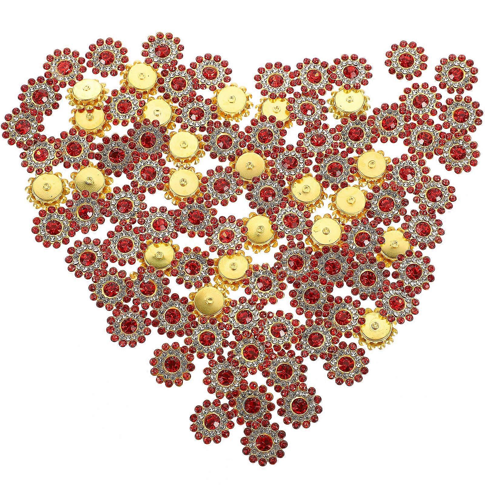 Diy Embellishments for Crafts, Flower Buttons per Bag for Dress Decoration, Arts and Home Crafts