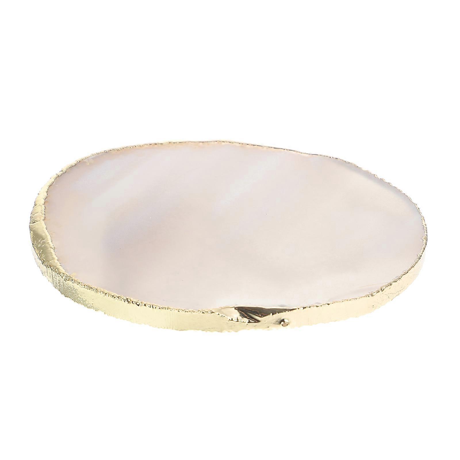 Decorative Coasters Agate Material Coffee Accessories For Users 1Set