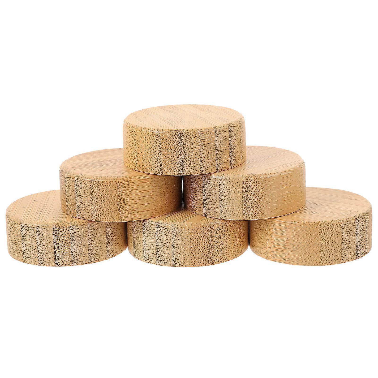 Wide Mouth Mason Jar Lids Replace Damaged Lids Round Shape for Home Use 6Pcs
