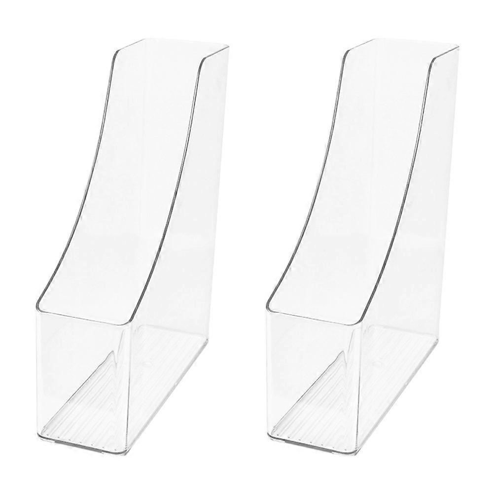 File Organizers For Desk Office File Organizer Plastic Desktop Document Holder Book Storage Rectangular 2Pcs