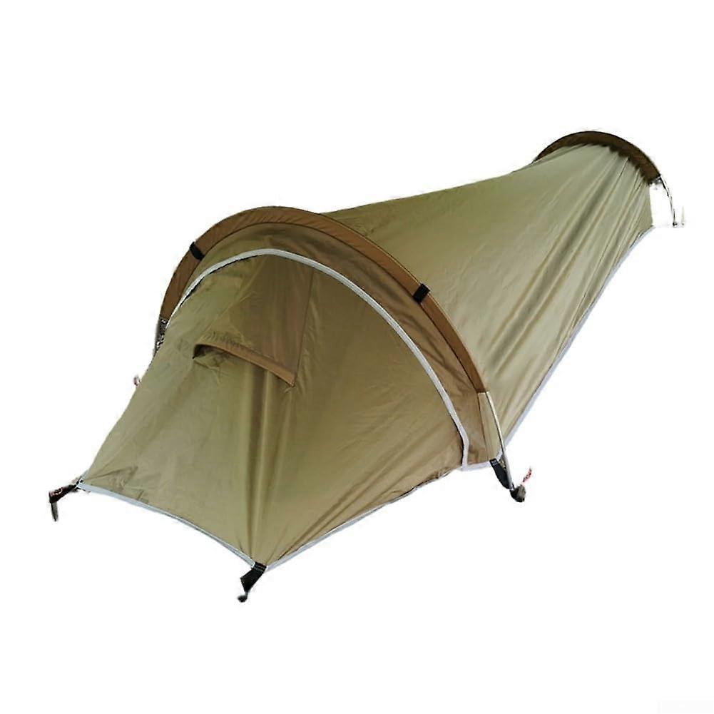 and waterrepellent shelter for comfortable individual use Brown