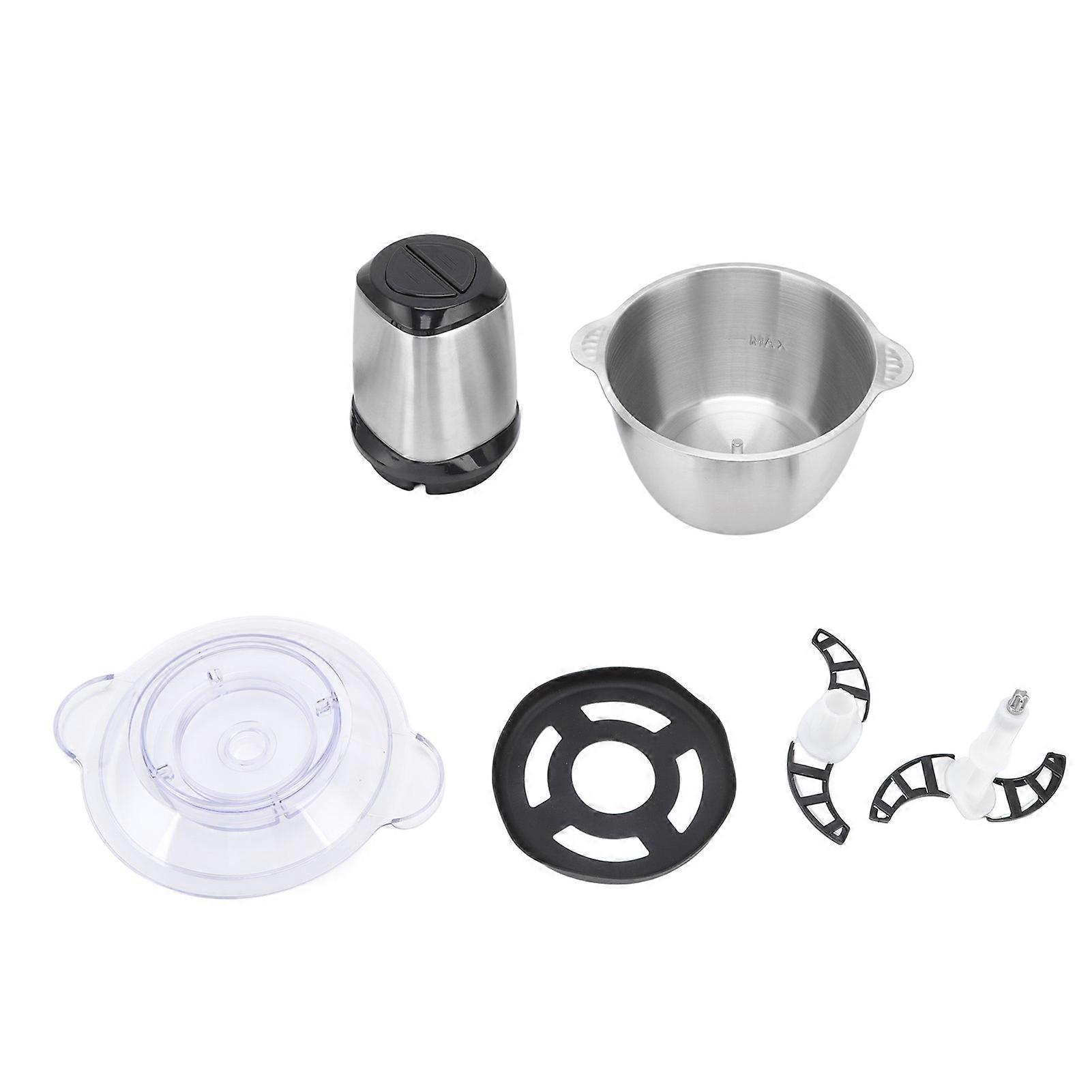 Electric Meat Grinder 350W 2L Two Levels Braking Function Easy Cleaning Stainless Steel Meat Chopper Meat Mincer EU Plug 200-240V