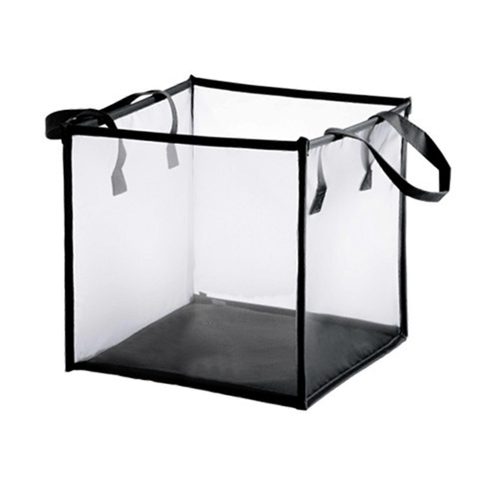 Collapsible Laundry Basket Large Capacity Mesh Laundry Hamper with Sturdy Handle for Home