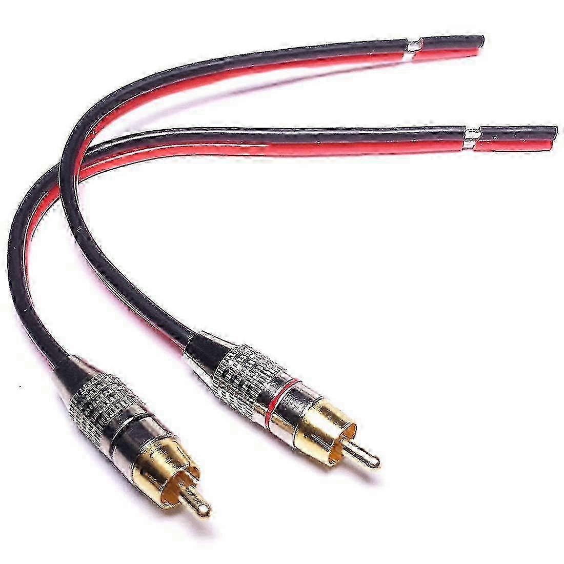 Speaker Cables to RCA Plugs Adapter, 2-Channel (1 Foot)As shown SZRH A-M