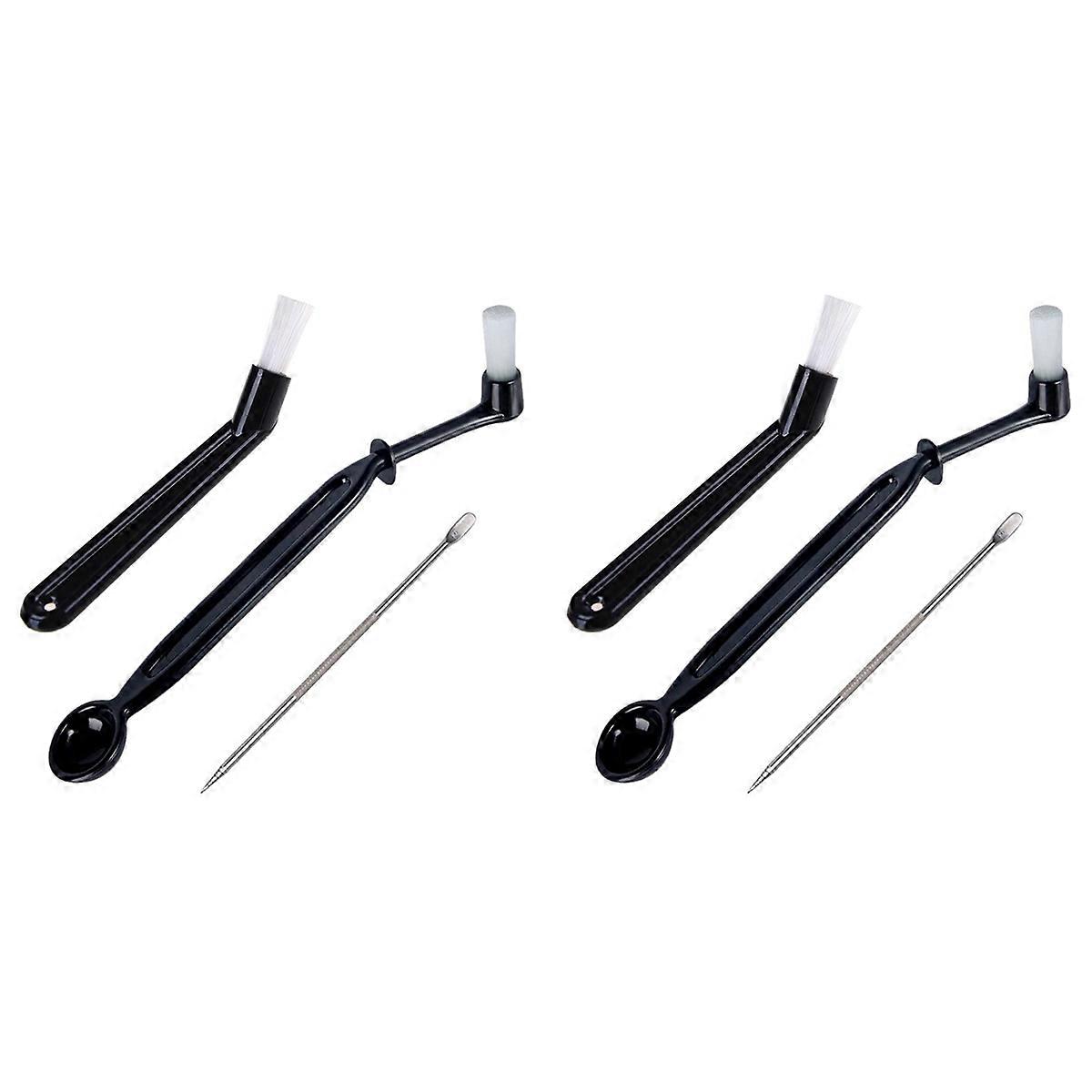 3 Pcs Coffee Cleaning Brush Tool Set for Espresso Machine Group Head