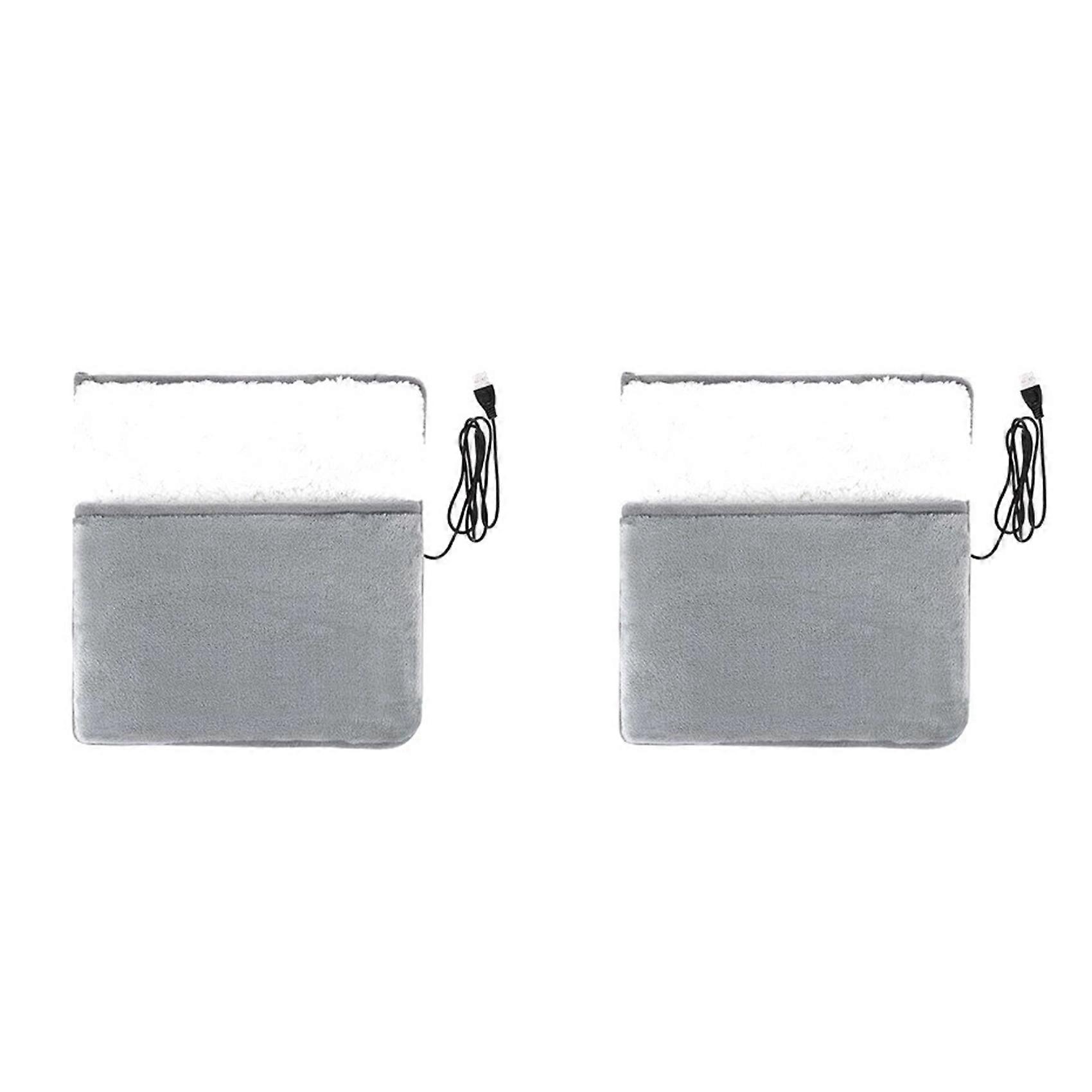 USB Charging Electric Foot Heating Pad Universal Soft Plush Washable