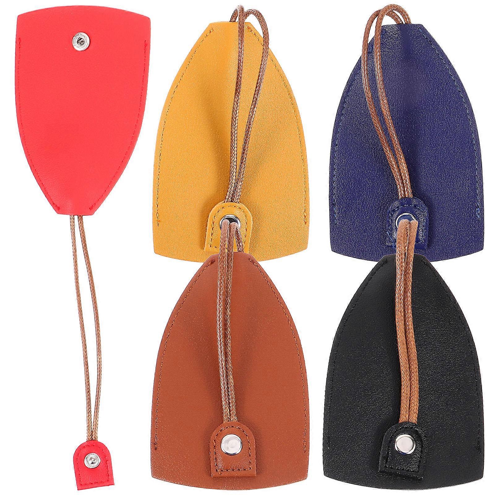 Small Key Case Color Vehicle Use Keychains Accessories 5Pcs